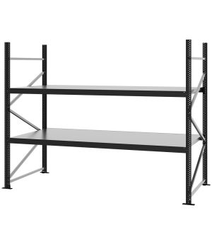 Weitspannregal Grundregal FORTIS, 2.000×2.500×1.000 mm, verzinkt