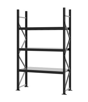 Weitspannregal Grundregal FORTIS, 2.500×1.500×500 mm, verzinkt