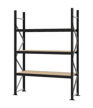 Weitspannregal Grundregal FORTIS, 2.500×1.750×500 mm, Spanplatte