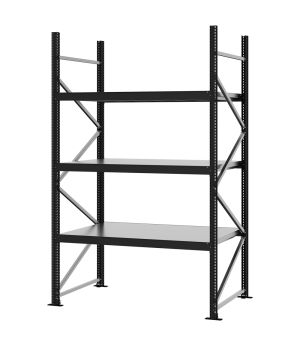 Weitspannregal Grundregal FORTIS, 2.500×1.500×800 mm, verzinkt
