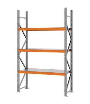 Weitspannregal Grundregal FORTIS, 2.500×1.500×500 mm, verzinkt
