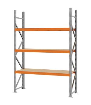 Weitspannregal Grundregal FORTIS, 2.500×1.750×500 mm, Spanplatte