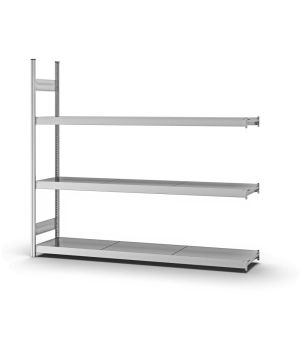 Großfachregal Anbauregal ORION PLUS, 2.000×2.250×400 mm, verzinkt