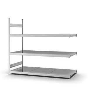 Großfachregal Anbauregal ORION PLUS, 2.000×2.250×800 mm, verzinkt