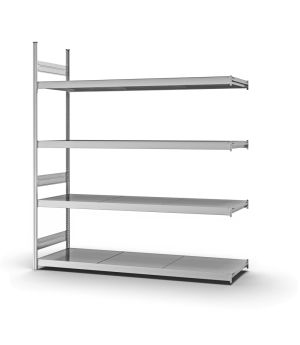 Großfachregal Anbauregal ORION PLUS, 2.500×2.250×600 mm, verzinkt