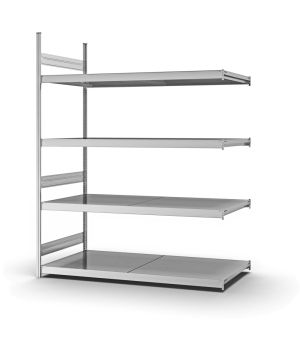 Großfachregal Anbauregal ORION PLUS, 2.500×2.000×800 mm, verzinkt