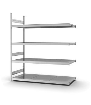 Großfachregal Anbauregal ORION PLUS, 2.500×2.250×800 mm, verzinkt