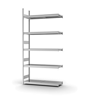 Großfachregal Anbauregal ORION PLUS, 3.000×1.500×400 mm, verzinkt