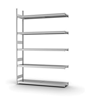 Großfachregal Anbauregal ORION PLUS, 3.000×2.000×400 mm, verzinkt