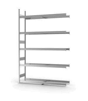 Großfach-Reifenregal Anbauregal ORION PLUS, 3.000×2.000×400 mm