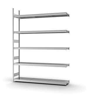 Großfachregal Anbauregal ORION PLUS, 3.000×2.250×400 mm, verzinkt