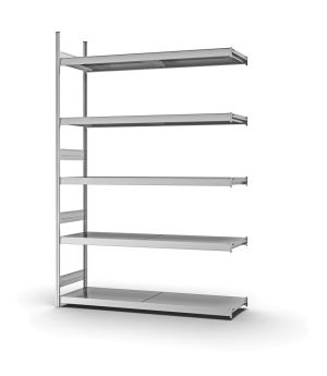 Großfachregal Anbauregal ORION PLUS, 3.000×2.000×500 mm, verzinkt