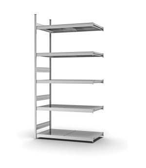 Großfachregal Anbauregal ORION PLUS, 3.000×1.500×600 mm, verzinkt