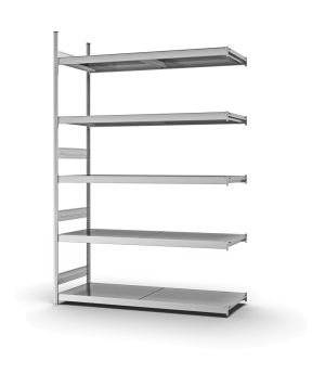 Großfachregal Anbauregal ORION PLUS, 3.000×2.000×600 mm, verzinkt