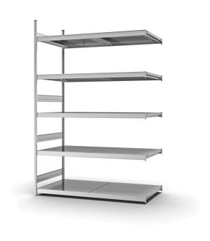 Großfachregal Anbauregal ORION PLUS, 3.000×2.000×800 mm, verzinkt
