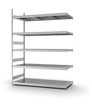Großfachregal Anbauregal ORION PLUS, 3.000×2.250×800 mm, verzinkt