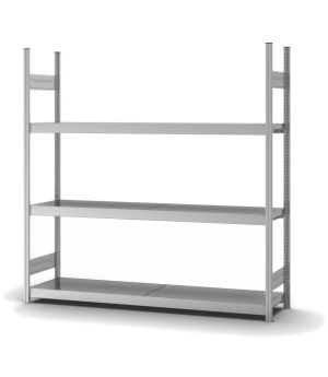 Großfachregal Grundregal ORION PLUS, 2.000×2.000×400 mm, verzinkt