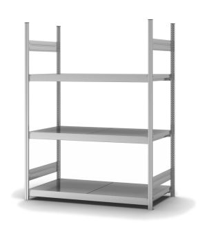 Großfachregal Grundregal ORION PLUS, 2.000×1.500×600 mm, verzinkt