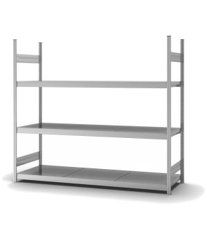 Großfachregal Grundregal ORION PLUS, 2.000×2.250×600 mm, verzinkt