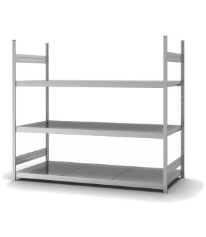 Großfachregal Grundregal ORION PLUS, 2.000×2.250×800 mm, verzinkt