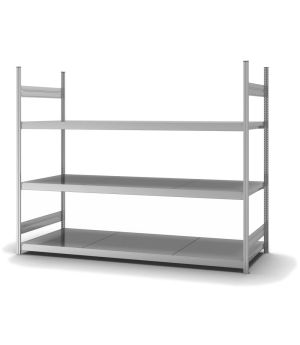 Großfachregal Grundregal ORION PLUS, 2.000×2.500×800 mm, verzinkt