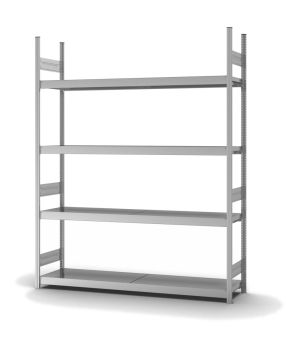 Großfachregal Grundregal ORION PLUS, 2.500×2.000×400 mm, verzinkt