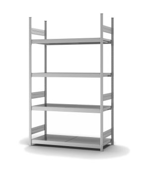 Großfachregal Grundregal ORION PLUS, 2.500×1.500×500 mm, verzinkt