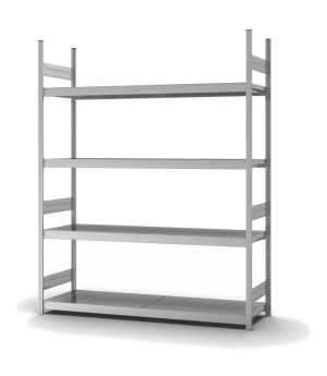 Großfachregal Grundregal ORION PLUS, 2.500×2.000×500 mm, verzinkt