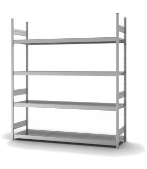 Großfachregal Grundregal ORION PLUS, 2.500×2.250×500 mm, verzinkt
