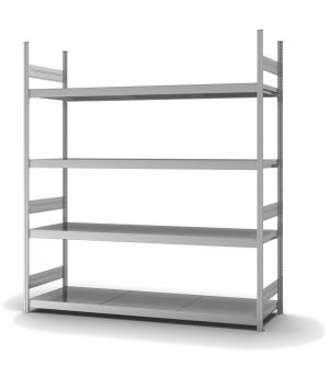 Großfachregal Grundregal ORION PLUS, 2.500×2.250×600 mm, verzinkt