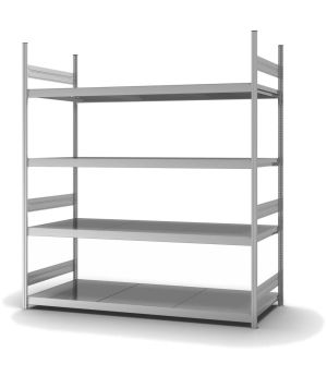 Großfachregal Grundregal ORION PLUS, 2.500×2.250×800 mm, verzinkt