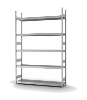 Großfachregal Grundregal ORION PLUS, 3.000×2.000×400 mm, verzinkt