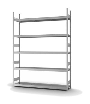 Großfachregal Grundregal ORION PLUS, 3.000×2.250×400 mm, verzinkt