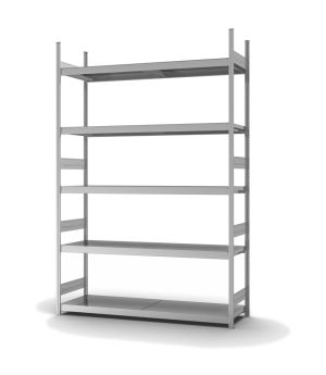 Großfachregal Grundregal ORION PLUS, 3.000×2.000×500 mm, verzinkt