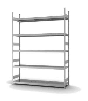 Großfachregal Grundregal ORION PLUS, 3.000×2.250×500 mm, verzinkt