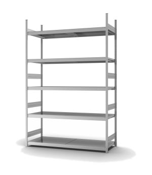 Großfachregal Grundregal ORION PLUS, 3.000×2.000×600 mm, verzinkt
