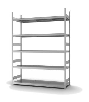 Großfachregal Grundregal ORION PLUS, 3.000×2.250×600 mm, verzinkt