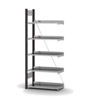 Aktenregal Anbauregal ORION PLUS, 1.750×750×300 mm, verzinkt