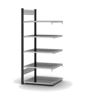 Aktenregal Anbauregal ORION PLUS, 1.750×750×600 mm, verzinkt