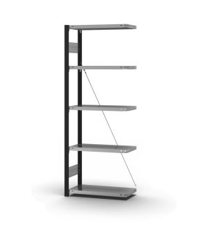 Fachbodenregal Anbauregal ORION PLUS, 2.000×750×300 mm, verzinkt