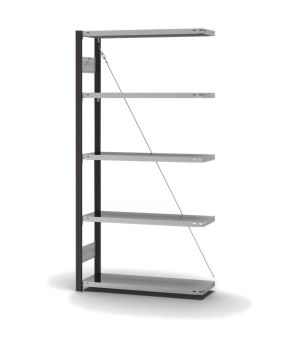 Fachbodenregal Anbauregal ORION PLUS, 2.000×1.000×300 mm, verzinkt