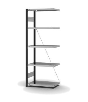 Fachbodenregal Anbauregal ORION PLUS, 2.000×750×400 mm, verzinkt