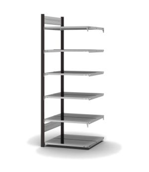 Aktenregal Anbauregal ORION PLUS, 2.000×750×600 mm, verzinkt