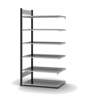 Aktenregal Anbauregal ORION PLUS, 2.000×1.000×600 mm, verzinkt