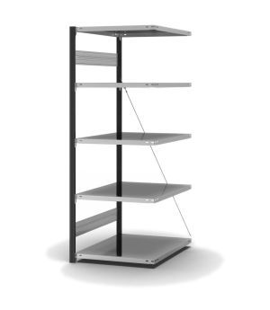 Fachbodenregal Anbauregal ORION PLUS, 2.000×750×800 mm, verzinkt