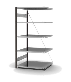 Fachbodenregal Anbauregal ORION PLUS, 2.000×1.000×800 mm, verzinkt