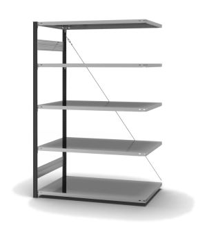 Fachbodenregal Anbauregal ORION PLUS, 2.000×1.300×800 mm, verzinkt