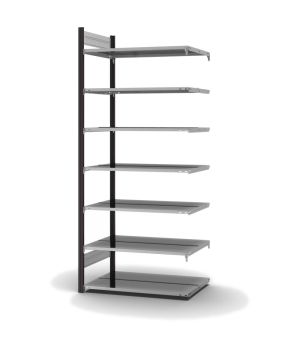 Aktenregal Anbauregal ORION PLUS, 2.350×1.000×600 mm, verzinkt