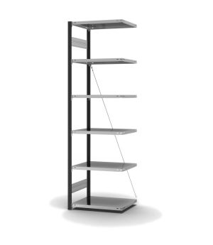Fachbodenregal Anbauregal ORION PLUS, 2.500×750×500 mm, verzinkt