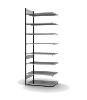 Aktenregal Anbauregal ORION PLUS, 2.700×1.000×600 mm, verzinkt